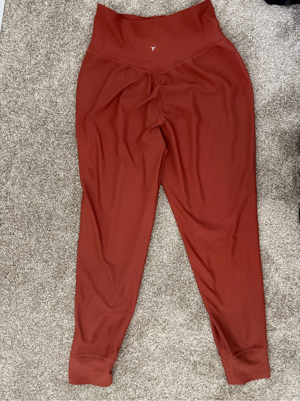 Old Navy High-Waist Rust Brown Leggings
